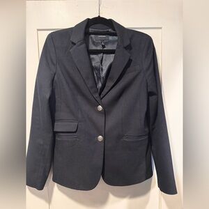 Lands End Women's navy Blazer Jacket size 10
